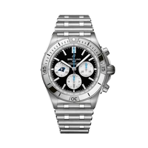 Breitling Chronomat B01 42 NFL Carolina Panthers / Rouleaux