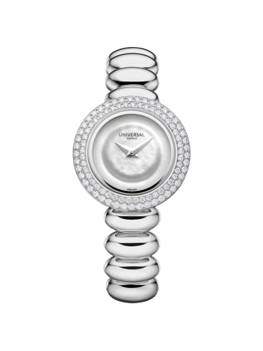 Universal Genève Disco Mini White Gold