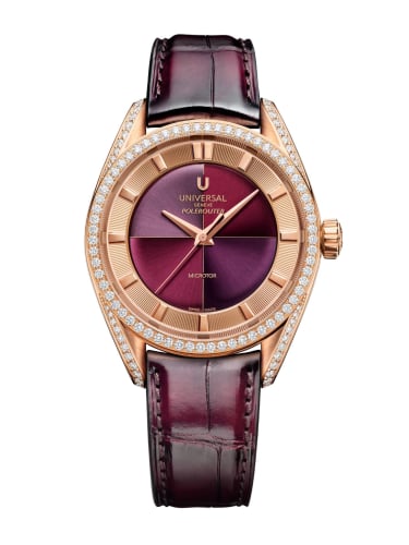 Universal Genève Polerouter Camaïeu Berry