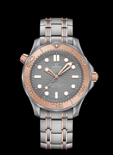 Omega Seamaster Diver 300M Master Co-Axial 42 Titanium / Tantalum / Sedna Gold / Grey / Bracelet
