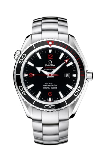 Omega Seamaster Planet Ocean 600M Co-Axial 45.5 Stainless Steel / Black / Bracelet / Product Red