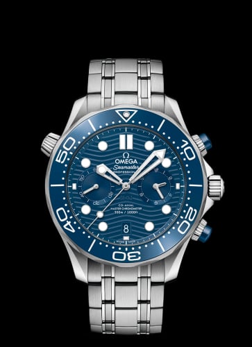 Omega Seamaster Diver 300M Master Co-Axial 44 Chronograph Stainless Steel / Blue / Bracelet