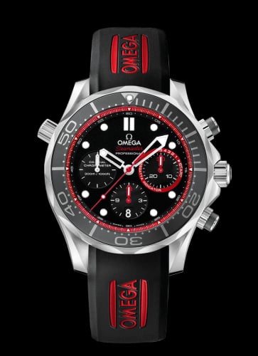 Omega Seamaster Diver 300M Co-Axial 44 Regatta Chronograph Stainless Steel / Black / Rubber / ETNZ