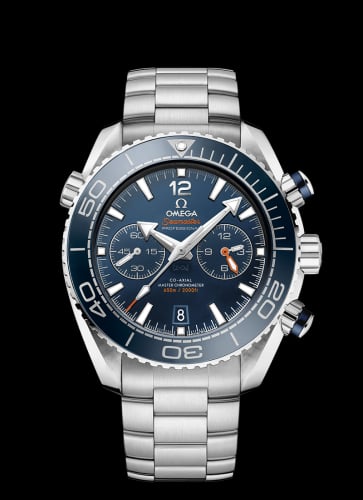 Omega Seamaster Planet Ocean 600M Co-Axial 45.5 Master Chronometer Chronograph Stainless Steel / Blue / Bracelet
