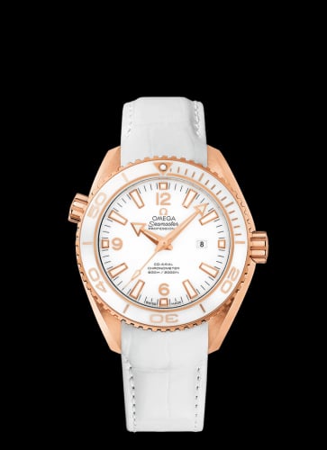 Omega Seamaster Planet Ocean 600M Co-Axial 37.5 Red Gold / White Planet St. Moritz