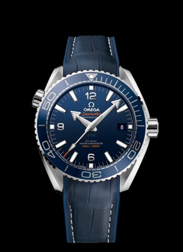Omega Seamaster Planet Ocean 600M Co-Axial 43.5 Master Chronometer Stainless Steel / Blue / Alligator