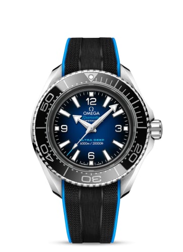 Omega Seamaster Planet Ocean Ultra Deep O-Megasteel / Blue / Rubber