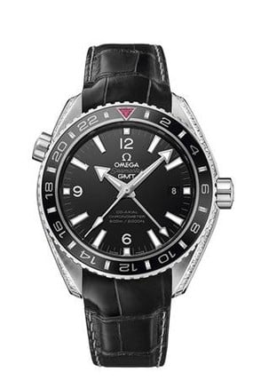 Omega Seamaster Planet Ocean 600M Co-Axial 43.5 GMT Platinum / Diamond / Qatar
