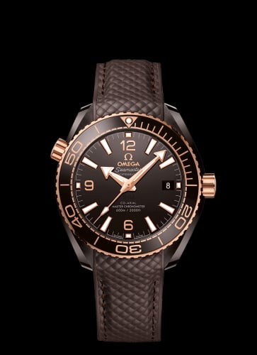 Omega Seamaster Planet Ocean 600M Co-Axial 39.5 Master Chronometer Deep Brown / Brown / Strap
