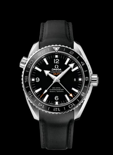 Omega Seamaster Planet Ocean 600M Co-Axial 43.5 GMT Stainless Steel / Black / Rubber