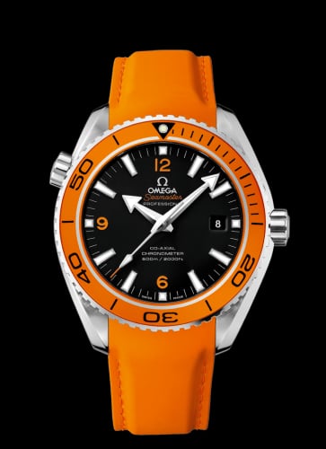 Omega Seamaster Planet Ocean 600M Co-Axial 45.5 Stainless Steel / Orange / Orange Rubber