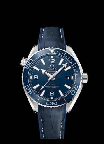 Omega Seamaster Planet Ocean 600M Co-Axial 39.5 Master Chronometer Stainless Steel / Blue / Alligator