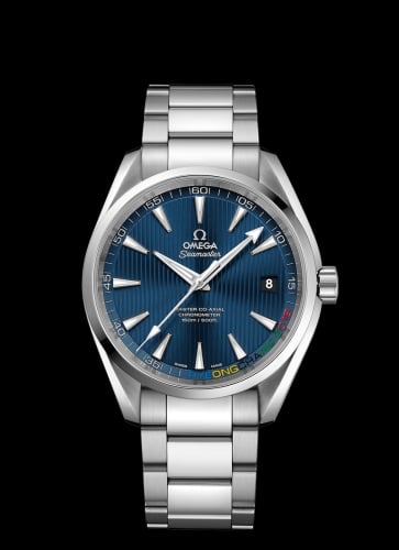 Omega Seamaster Aqua Terra 150m Master Co-Axial 41.5 Stainless Steel / Blue / Bracelet / Olympic Collection PyeongChang 2018