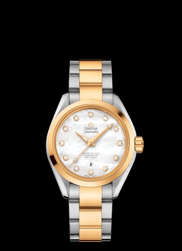 Omega Seamaster Aqua Terra 150M Master Co-Axial 34 Stainless Steel / Yellow Gold / MOP / Bracelet
