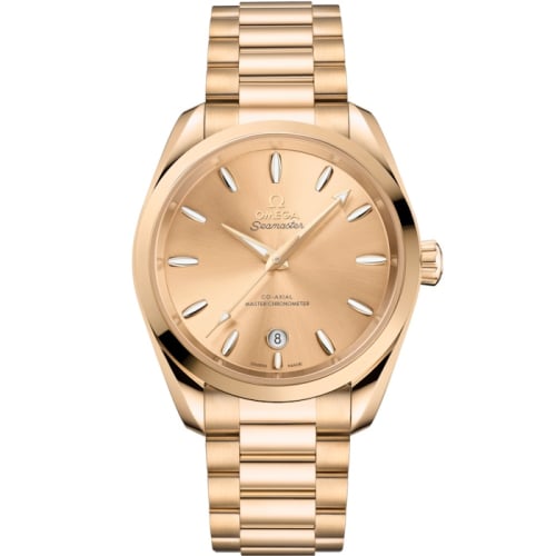 Omega Seamaster Aqua Terra 150M Shades Master Chronometer 38 Moonshine Gold / Champagne / Bracelet