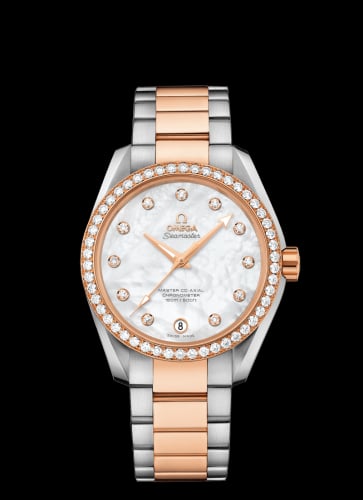 Omega Seamaster Aqua Terra 150M Master Co-Axial 38.5 Stainless Steel / Red Gold / Diamond / MOP / Bracelet
