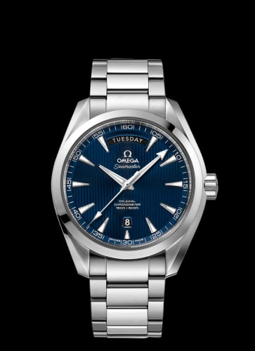 Omega Seamaster Aqua Terra 150m Co-Axial 41.5 Day-Date Stainless Steel / Blue / Bracelet