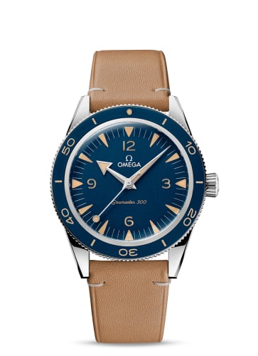 Omega Seamaster 300 Master Chronometer Stainless Steel / Blue / Strap
