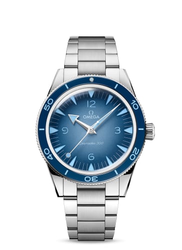 Omega Seamaster 300 Master Chronometer Stainless Steel / Summer Blue / Bracelet