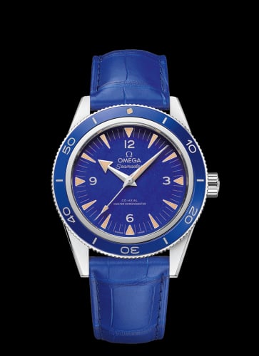 Omega Seamaster 300 Co-Axial Master Chronometer Platinum / Lapis Lazuli