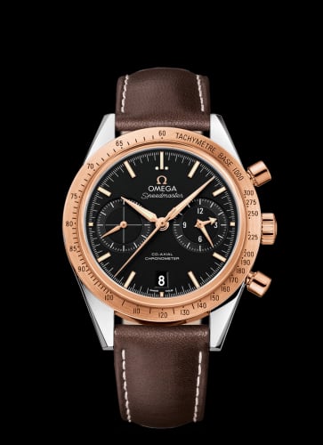 Omega Speedmaster 57 Co-Axial Stainless Steel / Red Gold / Black