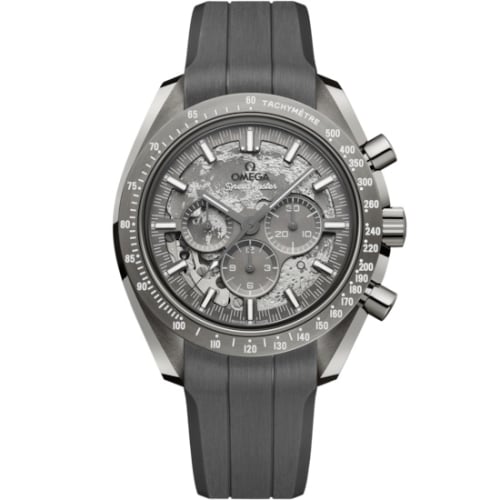 Omega Speedmaster Moonwatch Grey Side of the Moon / Rubber