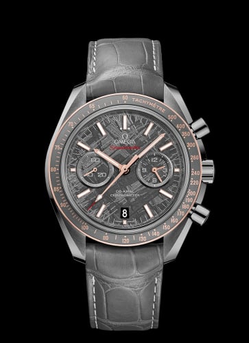 Omega Speedmaster Moonwatch Co-Axial Grey Side of the Moon Meteorite / Pin Buckle