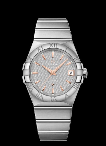 Omega Constellation Co-Axial 38 Stainless Steel / Grey Lozenge