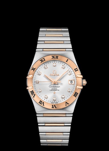 Omega Constellation Co-Axial 35.5 Stainless Steel / Red Gold / Silver / 160 Years