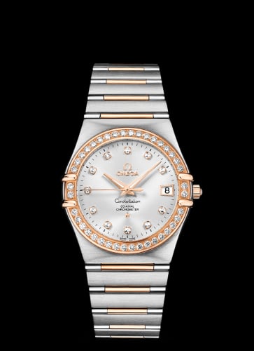 Omega Constellation Co-Axial 35.5 Red Gold / Silver / 160 Years