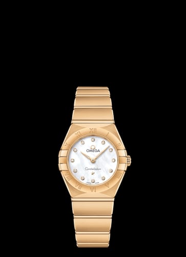 Omega Constellation Manhattan 25 Quartz Yellow Gold / MOP