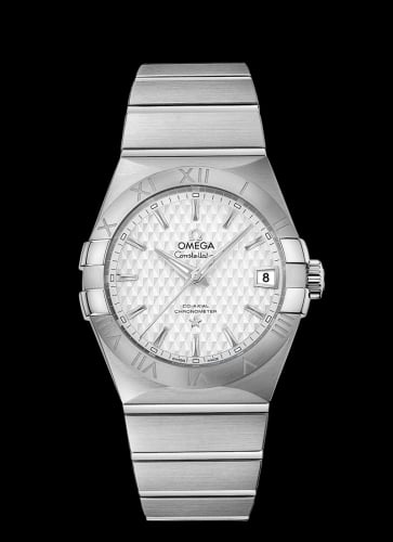 Omega Constellation Co-Axial 38 Stainless Steel / Silver Lozenge