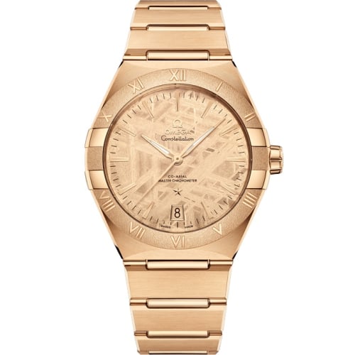 Omega Constellation Master Chronometer 41 Moonshine Gold / Champagne Meteorite