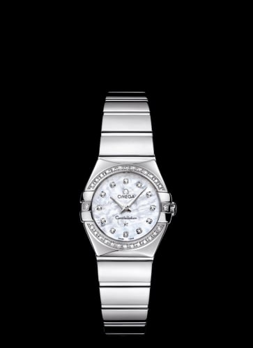 Omega Constellation Quartz 24 Polished Stainless Steel / Diamond / MOP