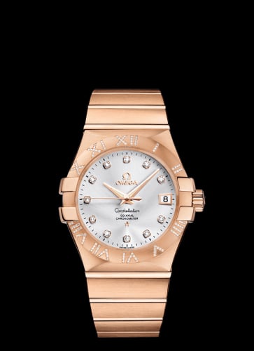 Omega Constellation Co-Axial 35 Red Gold / Diamond / Silver