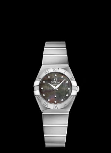 Omega Constellation Quartz 24 Stainless Steel / Grey MOP