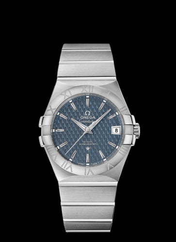 Omega Constellation Co-Axial 35 Stainless Steel / Lozenge Blue