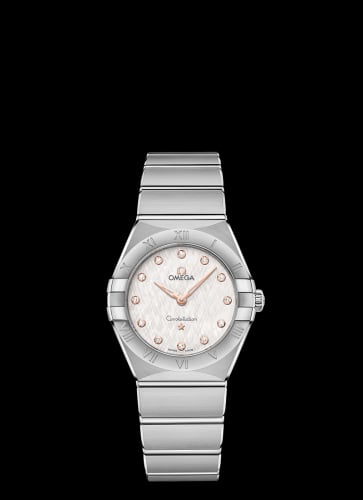 Omega Constellation Manhattan 28 Quartz Stainless Steel / Silver Silk