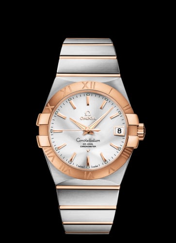 Omega Constellation Co-Axial 38 Stainless Steel / Red Gold / Silver