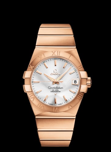 Omega Constellation Co-Axial 38 Red Gold / Silver