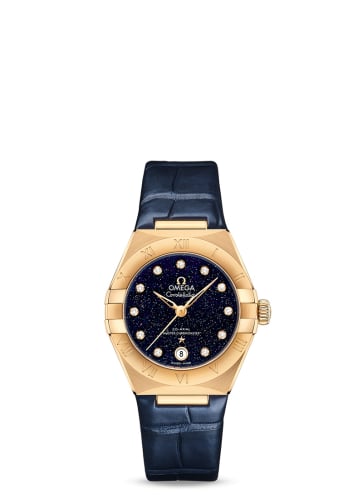 Omega Constellation Manhattan 29 Co-Axial Master Chronometer Yellow Gold / Aventurine