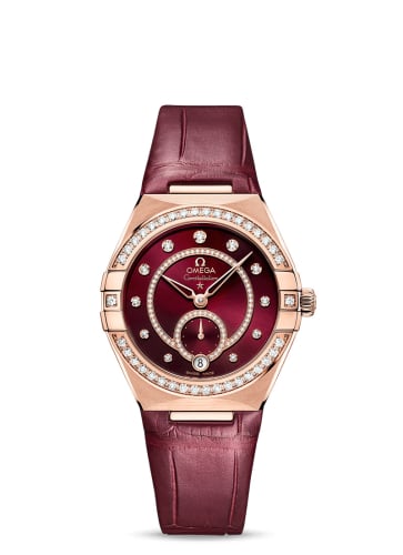 Omega Constellation Master Chronometer Small Seconds 34 Sedna Gold / Diamond / Black