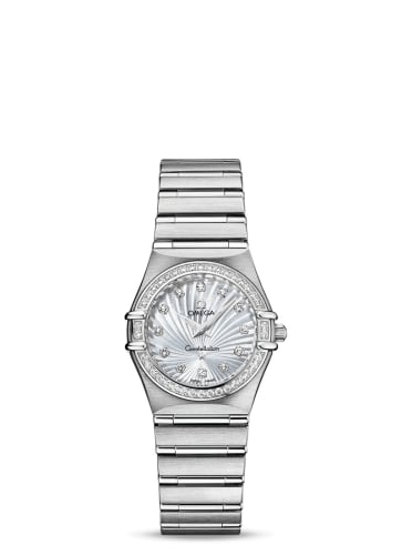 Omega Constellation Quartz 25.5 Stainless Steel / Diamond / MOP / 160 Years