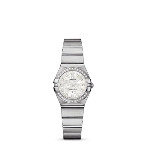 Omega Constellation Quartz 24 Brushed Stainless Steel / Diamond / Silver Omega