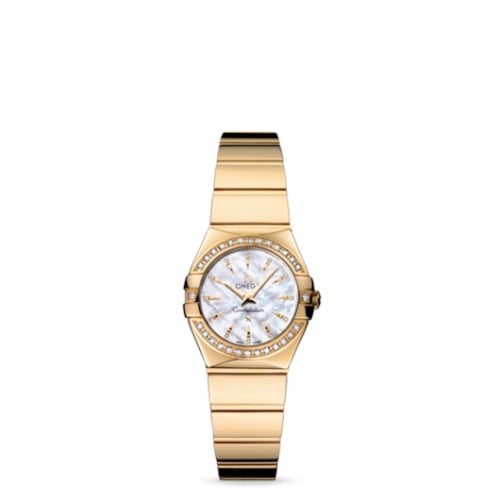 Omega Constellation Quartz 24 Polished Yellow Gold / Diamond / MOP