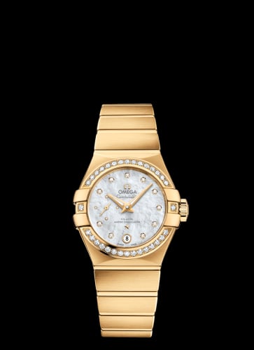 Omega Constellation Co‑Axial Master Chronometer 27 Small Seconds Stainless Yellow Gold / Diamond / MOP