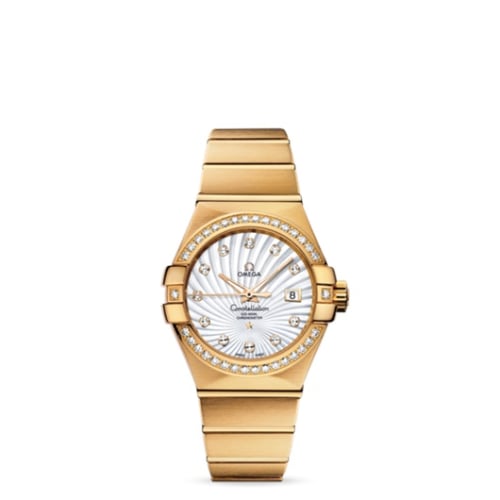 Omega Constellation Co-Axial 31 Yellow Gold / Diamond / MOP Supernova