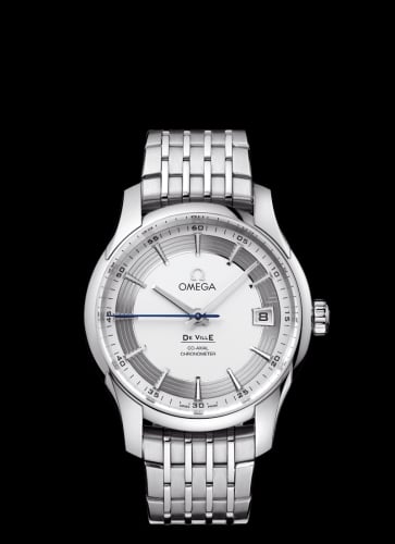 Omega De Ville Hour Vision Co-Axial Stainless Steel / Silver / Bracelet