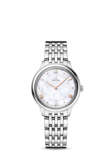 Omega De Ville Quartz 30 Stainless Steel / MOP / Bracelet