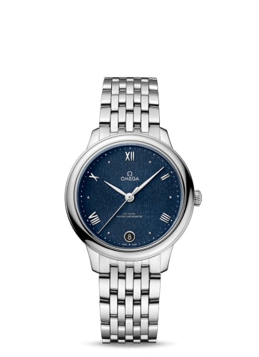 Omega De Ville Master Chronometer 34 Stainless Steel / Blue / Bracelet